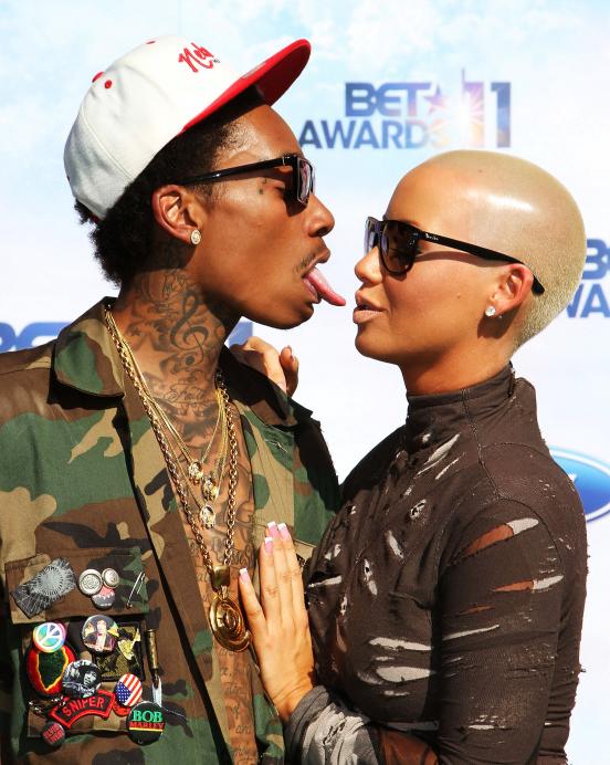 amber rose and wiz khalifa pictures. Wiz Khalifa and Amber Rose