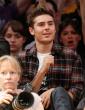 Zac at the Lakers Game