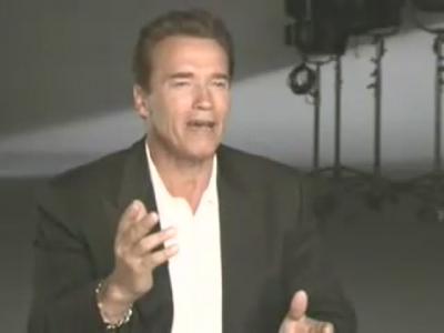 Arnold Schwarzenegger Smoking a Joint