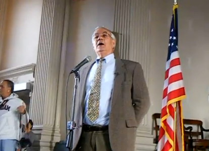 Barney Frank Jabs at Gingrich, Romney