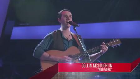 Collin McLoughlin - Wild World (The Voice Blind Audition)