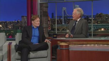Conan O'Brien on The Late Show With David Letterman