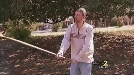 Guy Stops Burglars With Shovel