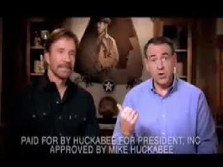 Mike Huckabee Ad - Chuck Norris Approved