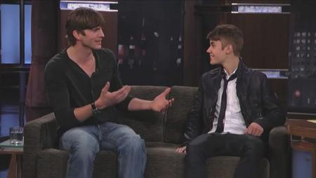 Justin Bieber and Ashton Kutcher on Jimmy Kimmel Live (Part 2)