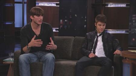 Justin Bieber and Ashton Kutcher on Jimmy Kimmel Live (Part 4)