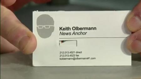 Keith Olbermann on The Late Show With David Letterman