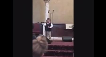 Kid Sings 'Ain't No Homos Gonna Make It To Heaven'