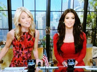 Kim Kardashian on Live with Kelly
