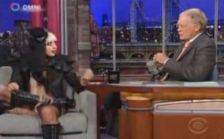 Lady Gaga on Late Show with David Letterman