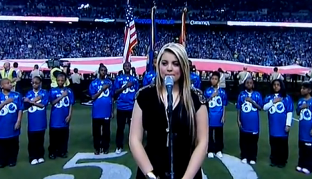 Lauren Alaina National Anthem Mistake