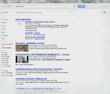 Let it Snow on Google