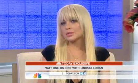 Lindsay Lohan Today Show Interview, Part I