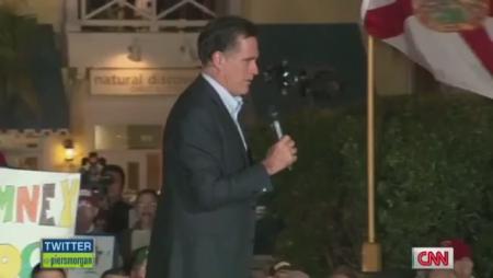 Mitt Romney Sings America the Beautiful