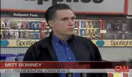 Mitt Romney Spars With Reporter