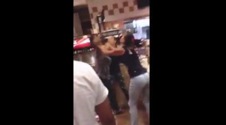 Pregnant Girl Fight at McDonald's