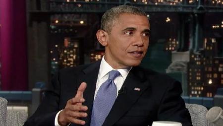 President Obama on Letterman