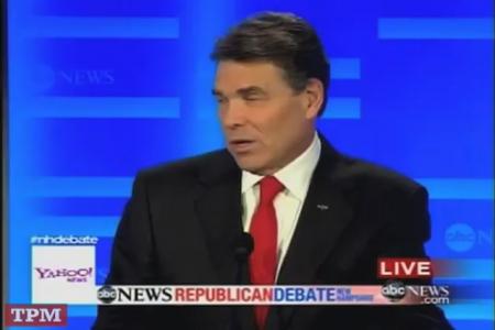 Republican Debate - Rick Perry on Iraq