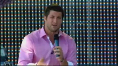 Tim Tebow Easter Church Service
