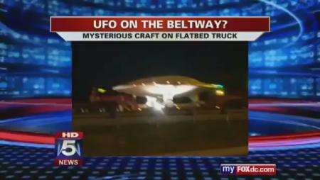 UFO on Beltway in Washington, DC?