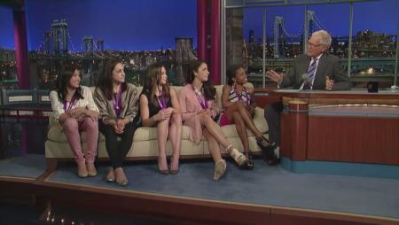 U.S. Women's Gymnastics Team on Letterman