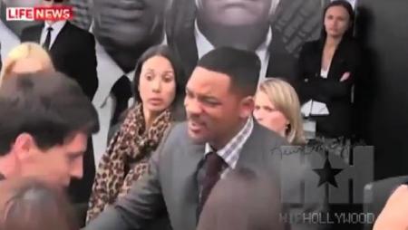 Will Smith Shoves Reporter